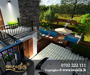 4 Bedroom House Design with back yard garden designed by top architects in Kandy Sri Lanka