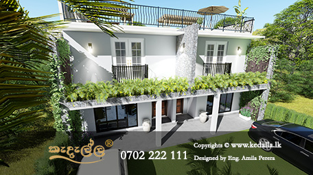 2485 Square Feet Low Cost House Design with an Inspiring Home Garden. Featured A Gorgeous and Welcoming Outdoor Space