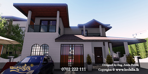 1000 sq ft Cost Effective House Plans in Matale, Single Floor House Design, House Front Design, Small House Design