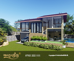 Spacious 3 Bedroom Cottage Style House Floor Plans in Matale, Contact Architect 0702 222 111
