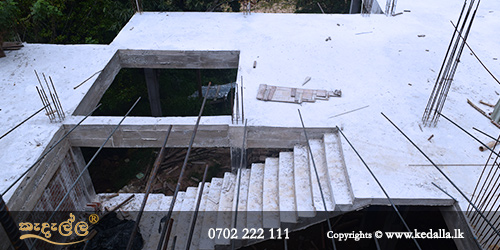 House contractors in sri lanka done concrete Stairs Landing Slabs for providing access to basements upper floors