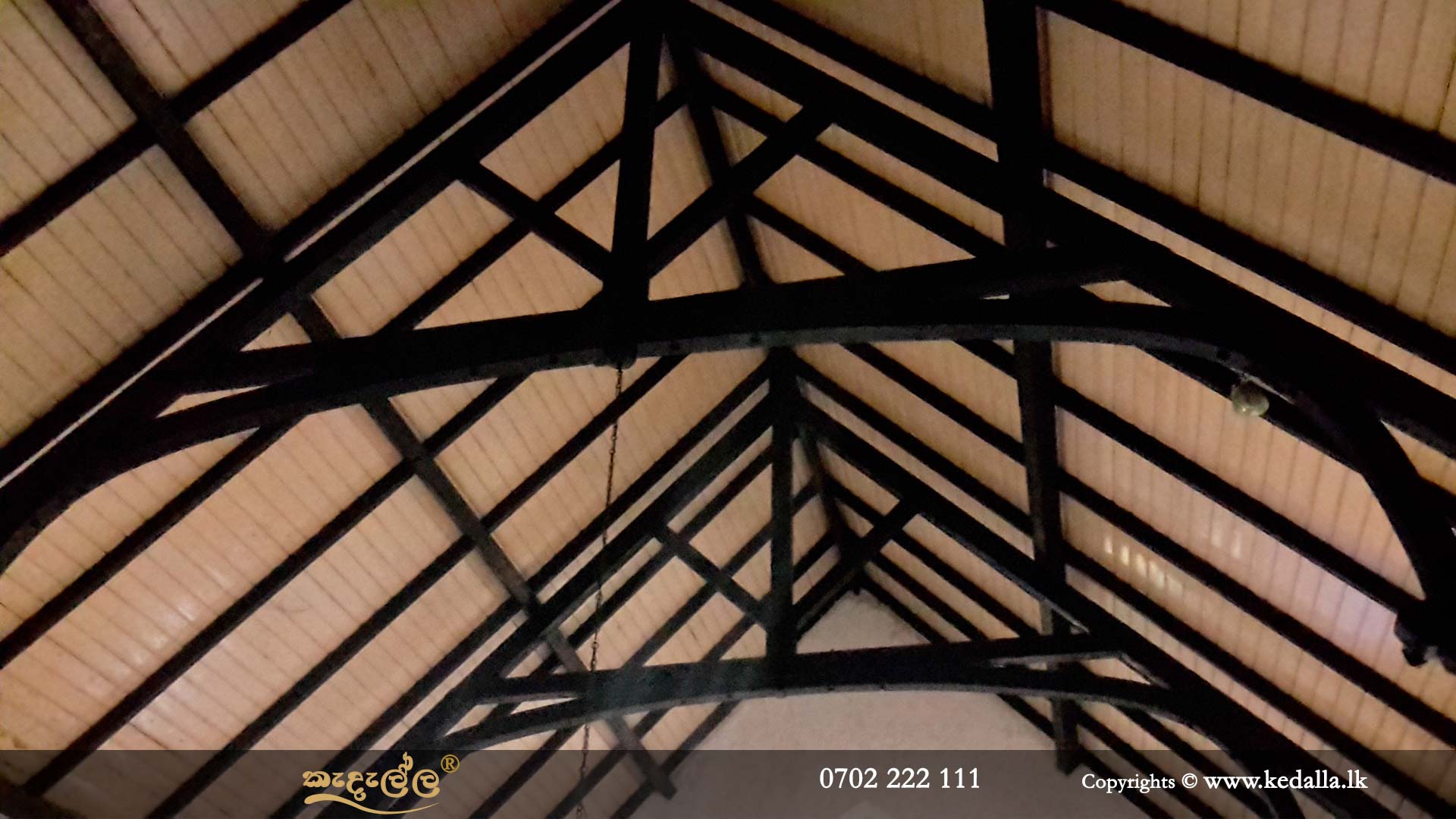 Building construction firm in Kandy Sri Lanka constructed gable roof that provide more space for attics