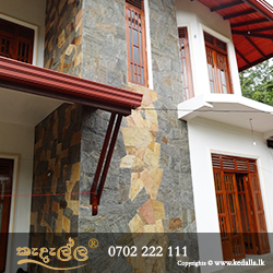 Construction pioneers in the construction industry use natural and cultured stone artistically placed in home fronts