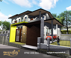 Elevated residential House designs - at ground level which makes the building easily accessible by wheelchair users