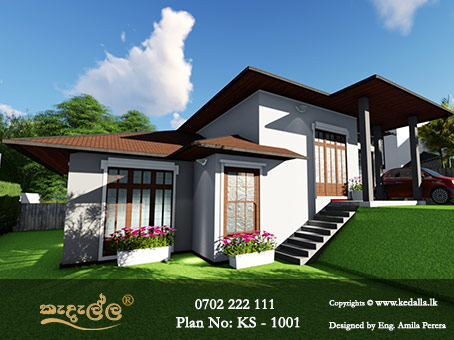 A budget friendly simple home design with an estimated construction cost under Rs.7 Million. Perfect for a tight budget