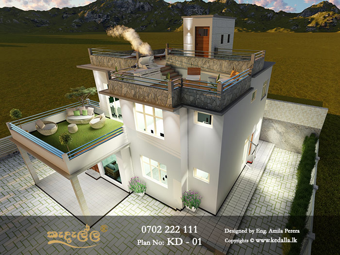 A simple House Design that created by architects in Colombo Sri Lanka will offer safety, protection and peace of mind