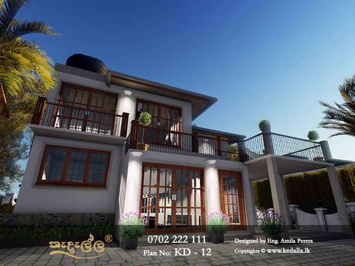 A two storey small house design in sri lanka that brings everything you love about the traditional house up to today’s modern standards