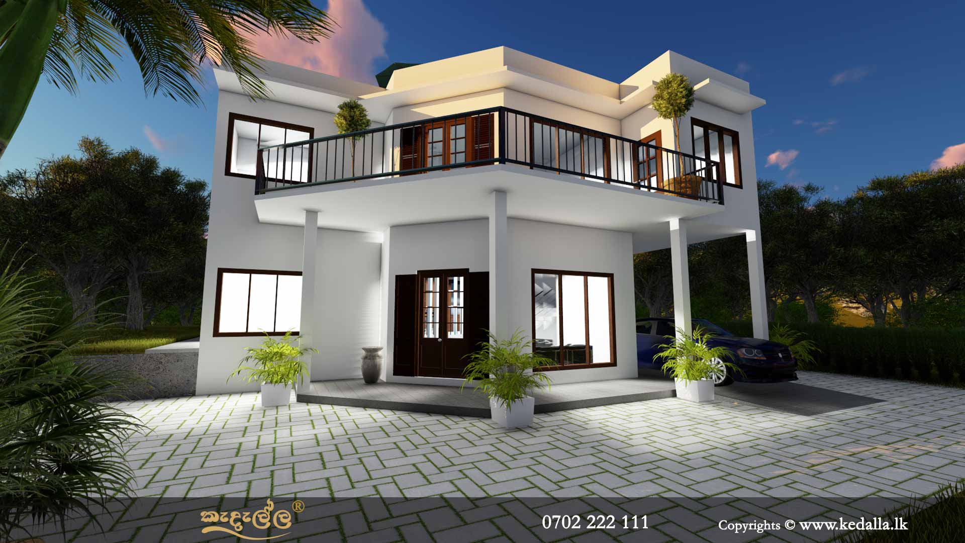 Contemporary house designs/Modern house plans along with beautiful architectural concept designs in Kandy sri lanka