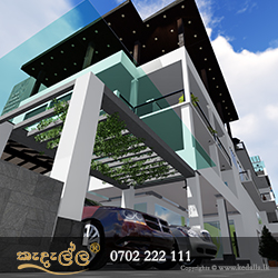 Architects designed Modern Hotel Plan Approved by Kadugannawa Urban Council in Kadugannawa Sri Lanka
