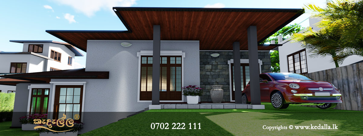 Small House Plans single story designed by top architect in kandy Sri Lanka