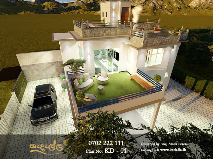 In this house design the interior design is about much more than designing for aesthetic appearance. It has to consider communication and the key user experience.