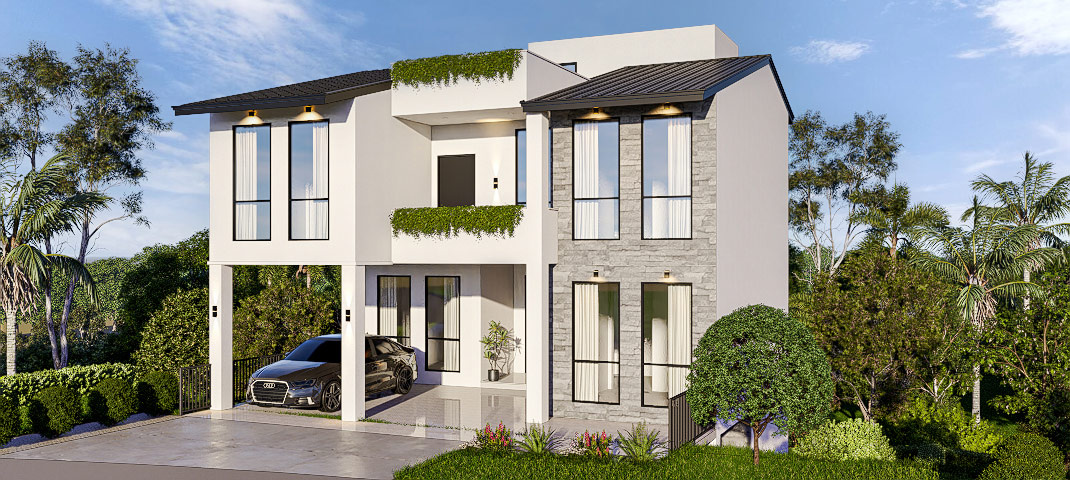 6 Bedroom Brand New House for sale in Kandy sri lanka Kedella Homes Signature Villas in Hanthana Villa 1 3D Plan 6