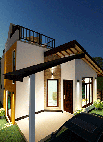 3 bedroom two bathroom small house plans in sri lanka